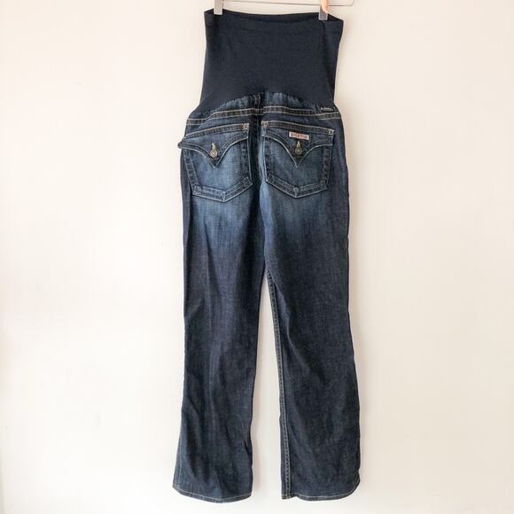 Hudson X Pea In The Pod Jeans Womens 29x28 Blue Maternity Bootcut Dark Wash - Picture 7 of 16